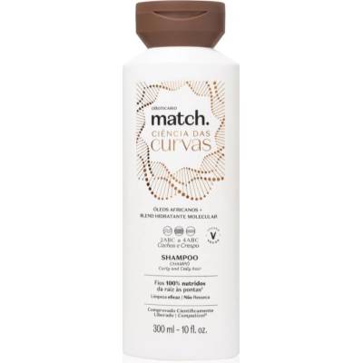 oBoticário Match Science of Curves hydratačný šampón pre vlnité a kučeravé vlasy 300 ml