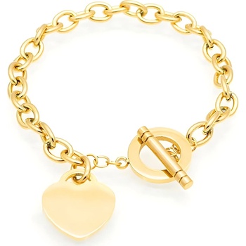 HARAHU Гривна Elegant Heart - Златна KP28712 (28712)