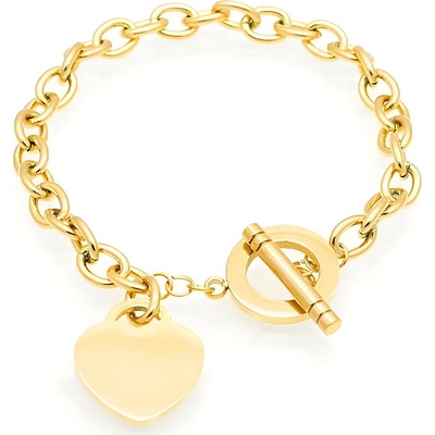 HARAHU Гривна Elegant Heart - Златна KP28712 (28712)