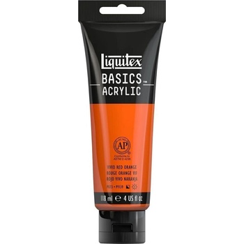 Liquitex Basic АКРИЛНА боя 620 Vivid Red Orange 118 ml 1 бр (72.1620)