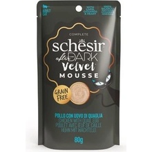 Schesir Cat After Dark Velv.Mousse kura vejce 80 g