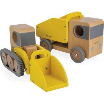 Janod Комплект багер и камион Bolid
