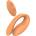 DreamToys Glam Couples Vibrator Orange