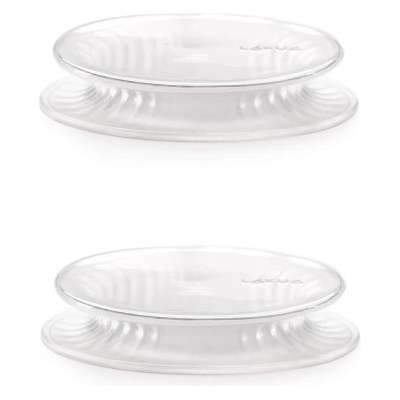 Lékué Комплект капаци за съхранение Lekue 2 1010211, Ø8.5 см, Платинен силикон, -60°C/+220°C, Прозрачен (1010211)