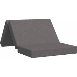 vidaXL Сгъваем диван легло 100 x 67 x 45 см Светлосиво (900196)