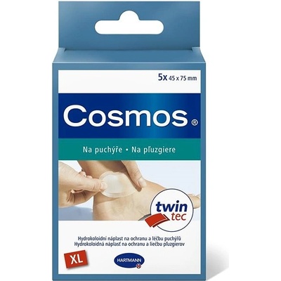 COSMOS gélová náplasť na pľuzgiere XL 7,5 × 4,5 cm 5 ks