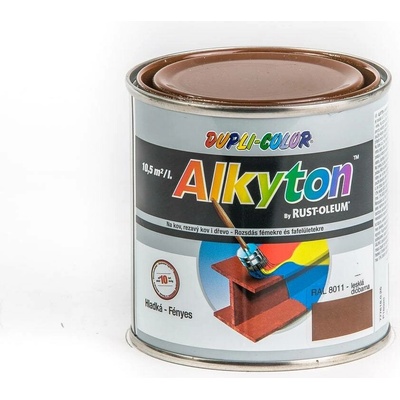 Alkyton antikorozní barva na rez 3v1 0,25 l oříškově hnědá lesk