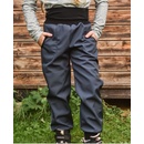 Jožánek Detské softshellové nohavice s reguláciou pása antracitové