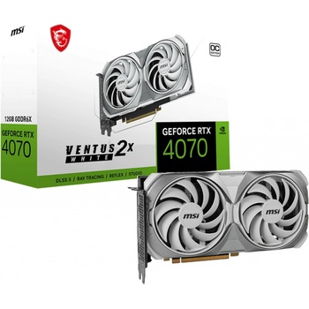 MSI GeForce RTX 4070 VENTUS 2X White 12G OC
