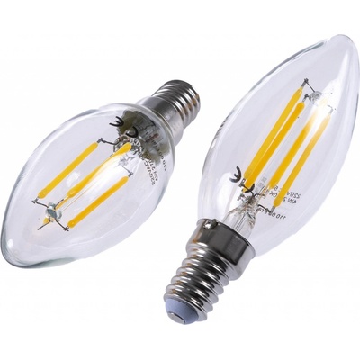 T-LED LED žárovka E14 C35 4W FILAMENT LED žárovka E14 C35 4W FILAMENT