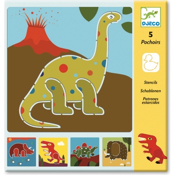 Djeco Kreslící šablony Dinosauři