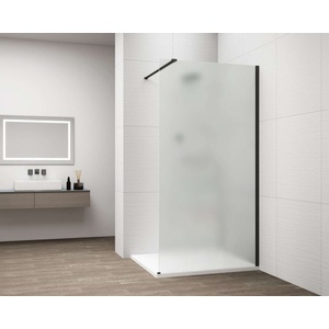 POLYSAN Esca - Душ кабина Walk-In 120x210 см, Antidrop, матирано стъкло/матирано черно ES1112-02 (ES1112-02)