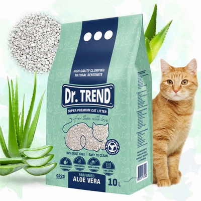 Dr. Trend bentonitová podstielka aloe vera 10 l