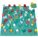 Ostatné stavebnice Janod Drevené kocky Kubix Abeceda Čísla