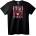 NOONEBRAND Тениска Розов План За Всичко - 2XL, Black