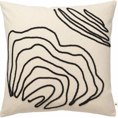 Ferm Living Vankúš z organickej bavlny Jot Natural 50x50