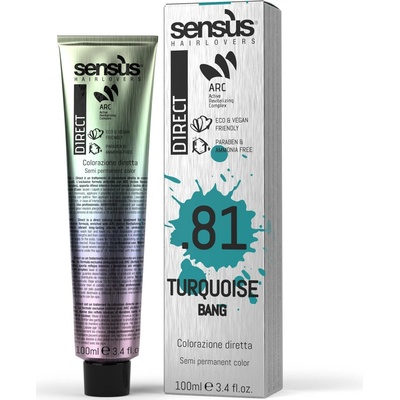 Sensus Direct Bang 81 Turquoise - Přímý pigment 100 ml
