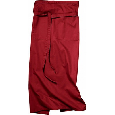 CG Workwear Gastro zástěra Roma odolná proti pomačkání Regency Red CGW1260