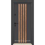 Starsteeldoor Блиндирана врата Outdoor - MFS-01 Антрацит орех (цена без монтаж)
