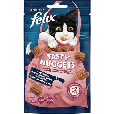 Felix Tasty Nuggets losos so pstruhom 50 g
