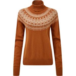 Sherpa Дамски вълнен пуловер Sherpa Women's Camkilo Roll Neck Sweater Jumper - Mocha - размер XXL (105-6749-0316)