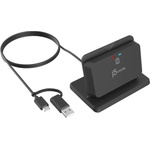 j5create JUR261-N USB Smart card/CAC reader картов четец със стойка (J5-JUR261-N) - megamag