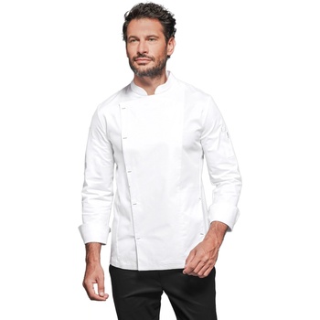 Siggi Group Готварска куртка Otello - бяла, 98% памук, еластан, XS-4XL (28GC0030-1578)