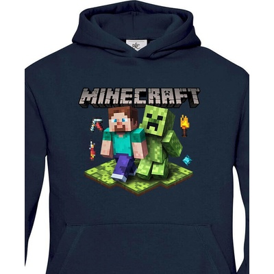 Dětská mikina Minecraft 2 Modrá