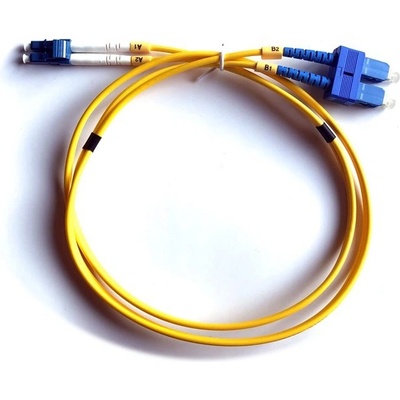 Datacom 5450 optický patchcord LC-SC 09/125 SM 1m duplex