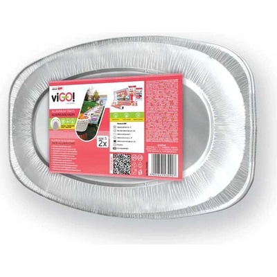 QUICKPACK Podnos oválný malý 2ks Q118 35x24cm