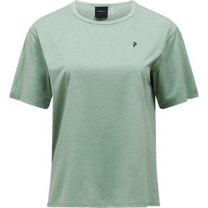 Peak Performance Дамска фланелка с къс ръкав за колоездене Peak Performance Women's Trail S/S Sport shirt - Green Valley - размер XS (916-1730-0611)