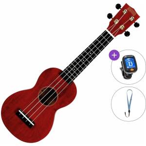 Mahalo MS1TRD Basic SET Transparent Red Сопрано укулеле (MS1TRD-BASIC-SET)