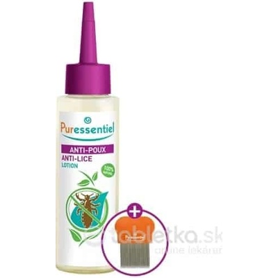 Puressentiel roztok proti všiam + hrebeň 100 ml