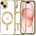 Techsuit Luxury Crystal MagSafe калъф за Apple iPhone 15 - Златен KP38097