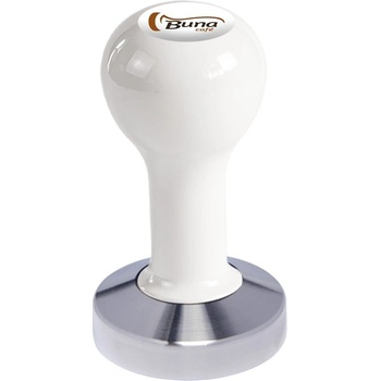 Buna Café tamper kov biely, SP, nerez mat, plochý 58,55 mm