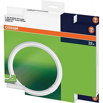 Osram Kruhová žiarivka Lumilux T9, G10Q, 32 W, 2100 lm, 4000 K, opálová
