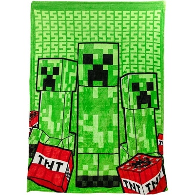 Minecraft Creeper deka s polštářem
