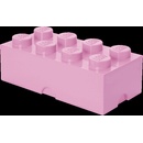 LEGO® úložný box 25 x 50,2 x 18,1 cm světle ružová