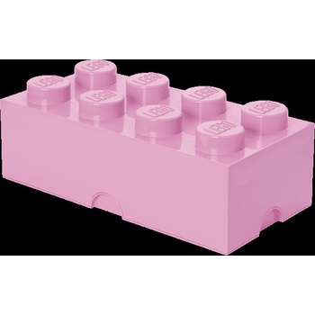 LEGO® úložný box 25 x 50,2 x 18,1 cm světle ružová