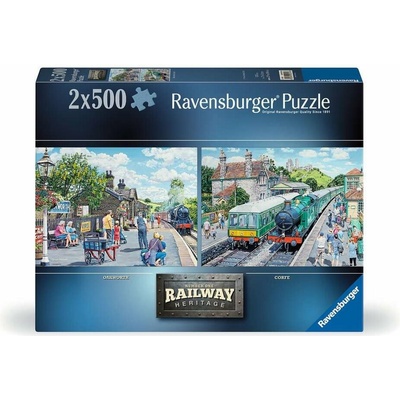 RAVENSBURGER Railway Heritage č.1 Oakworth & Corfe 2x500 dielov