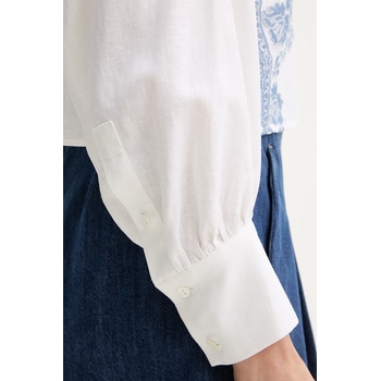 ERMANNO Firenze Риза с лен Ermanno Firenze (D48EK040ET0)