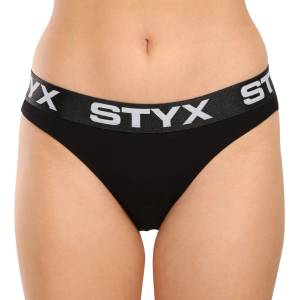 Styx Дамски панталонки Styx спортна гума черни Styx | Cheren | ЖЕНИ | S