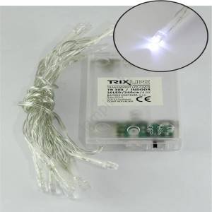 Baterie Centrum LED гирлянда 20xLED/2 режима 2, 4m студено бяло (BC0227)