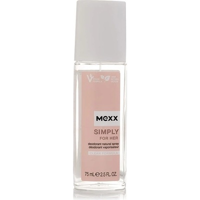 Mexx Simply Woman dezodorant sklo 75 ml
