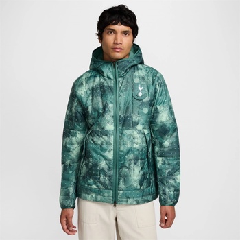 Nike Мъжко поларено яке Nike Tottenham Hotspur FC Fleece-Lined Hooded Jacket Mens - Enamel Green