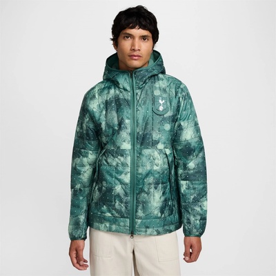 Nike Мъжко поларено яке Nike Tottenham Hotspur FC Fleece-Lined Hooded Jacket Mens - Enamel Green