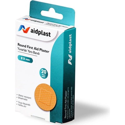 Aidplast Okrúhla náplasť 20 ks