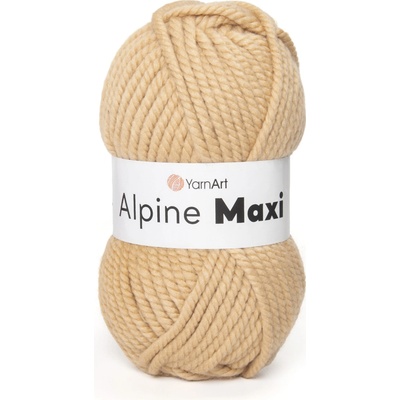 Yarn Art příze Alpine Maxi 666 světle hnědá