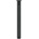 Apple Watch 49mm Band: Black Ocean Band Extension - Natural Titanium Finish (mxtm3zm/a)
