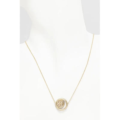 Tory Burch Позлатено колие Tory Burch Miller Pave (157225.400)